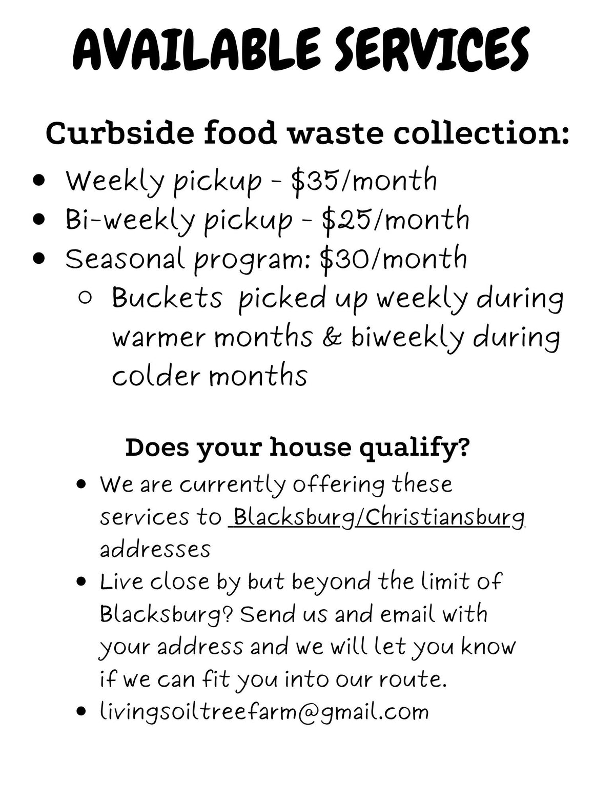 Curbside Food Waste Pickup