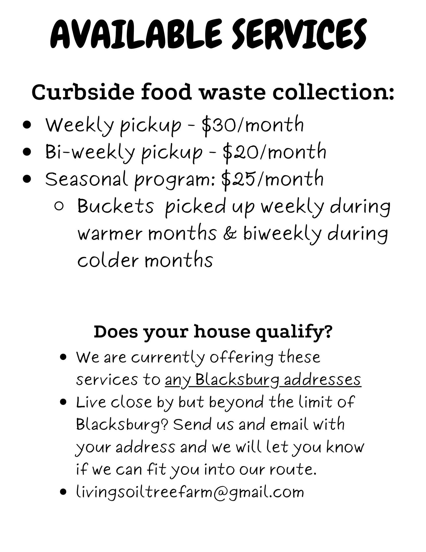 Curbside Food Waste Pickup